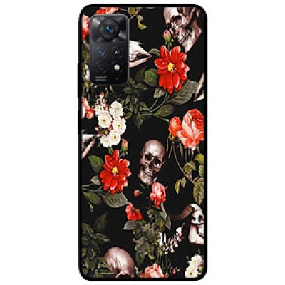 Ốp lưng dành cho Xiaomi Redmi Note 11 Pro 5G - Hoa Đỏ Trắng