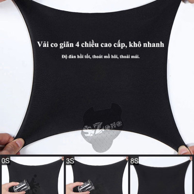 Áo bơi nam ngắn tay chống nắng, ổn định thân nhiệt