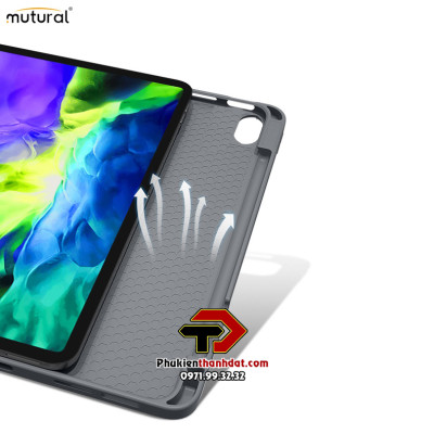 Bao da chống sốc cho iPad 10 2022 10.9 inch chính hãng Mutural có ngăn để bút - Hàng chính hãng