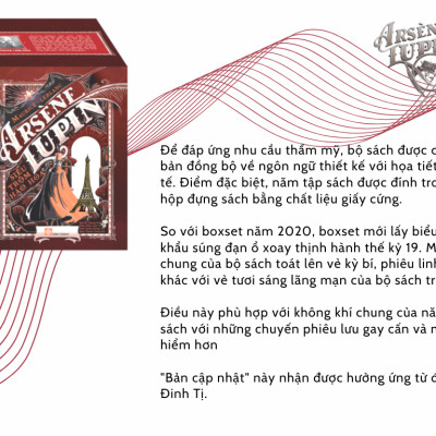 Hộp sách Arsène Lupin - Siêu trộm hào hoa