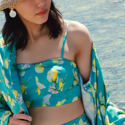 Áo Croptop Hai Dây Hạ Viên TOP208 thời trang thiết kế Hity