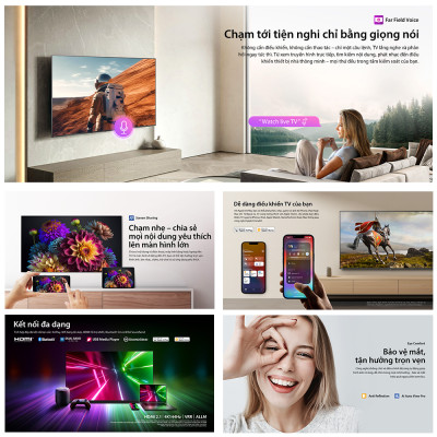 [SP Mới 2025] Smart Tivi Toshiba 65 inch QLED 65M450RP, Giao Hàng Toàn Quốc, Bảo Hành 24 Tháng, Hàng Chính Hãng