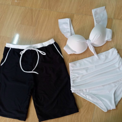 Set Đồ Bơi Nam Nữ Phối Màu