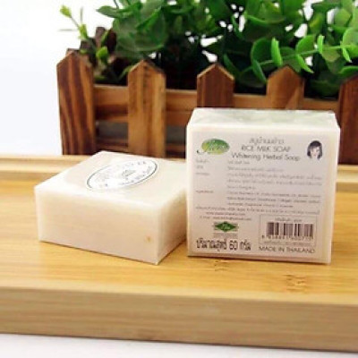 Xà phòng tắm Sữa Cám Gạo Thái Lan JAM RICE MILK SOAP 50g
