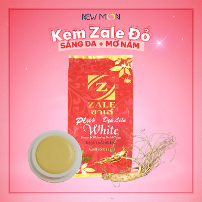 1 Hộp Kem Dưỡng Trắng Da Z ZALE ĐỎ NHÂN SÂM 6g Tẩy Nám Tàn Nhang Che Khuyết Điểm - HỘP 24 HỦ
