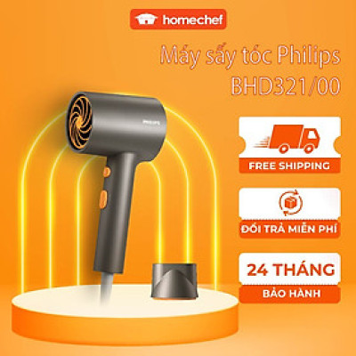 Máy sấy tóc Philips series 3000 BHD321/00, công suất 1600W | Hàng chính hãng