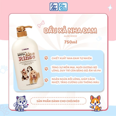 Dầu Xả Cho Thú Cưng Chiết Xuất Nha Đam Forcans 750ml
