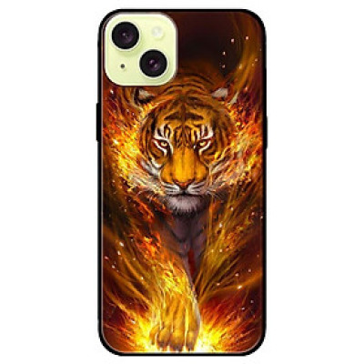 Ốp lưng dành cho Iphone 15 - Iphone 15 Plus - Iphone 15 Pro - Iphone 15 Pro Max - Tranh Hổ Lửa - Hàng Chính Hãng
