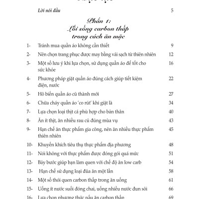 Hướng Đến Cuộc Sống Carbon Thấp Thân Thiện Với Môi Trường