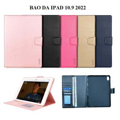 Bao da dạng ví cho iPad Gen 10 2022 10.9inch Hanman có quai cài chắc chắn - Hàng nhập khẩu