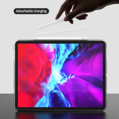 Ốp lưng silicon dẻo trong dành cho iPad Pro 11 inch M4 2024 , chống bụi bẩn có gờ bảo vệ camera - hàng nhập khẩu