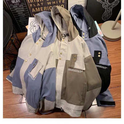 Áo khoác kaki hộp lót dù chất kaki 