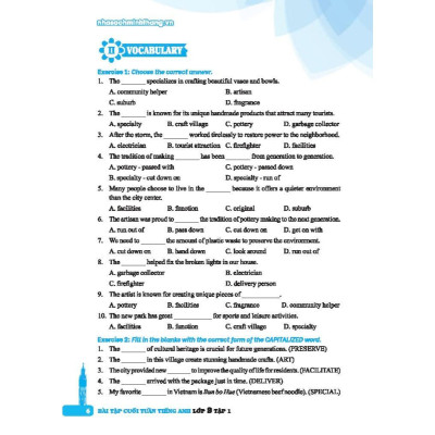 Sách - Global Success - Bài Tập Cuối Tuần Tiếng Anh Lớp 9 Tập 1 (Có Đáp Án) - Minh Thắng