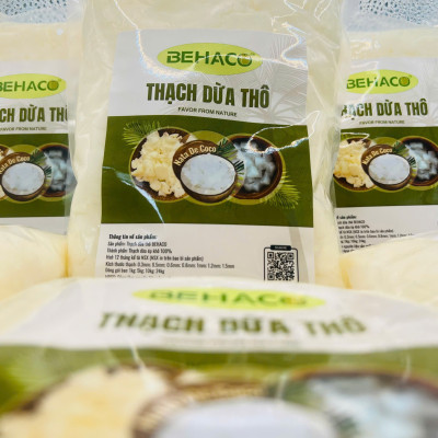 Thạch dừa thô BEHACO 10 ly, túi 1kg