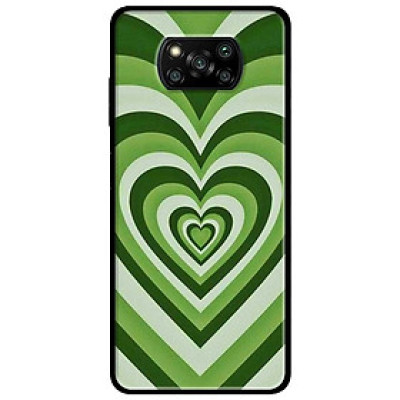 Ốp lưng dành cho Xiaomi Poco X3 mẫu Tim Xanh Ảo