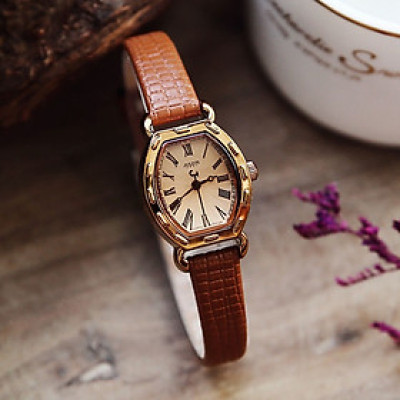 Đồng hồ nữ Julius Hàn Quốc JA-544 dây da mặt oval (nhiều màu)