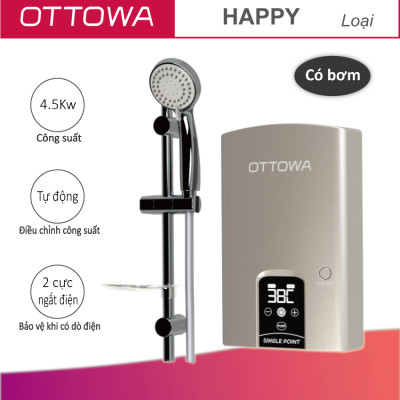Máy tắm nước nóng OTTOWA TH4501- Hàng chính hãng