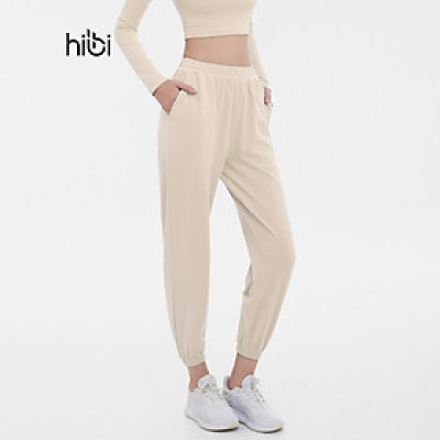 Quần Jogger Tập Yoga Gym Hibi Sports QD318, Kiểu Jogger Có Dây Rút Trong, Có Túi 2 Bên