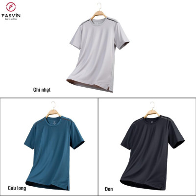 Áo thun thể thao nam Fasvin AHL23565.HN chất Nylon cao cấp vải mềm mịn thoáng mát thoải mái