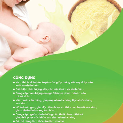 Ngũ Cốc Dinh Dưỡng Lợi Sữa Hana - Healthy Farm 652g