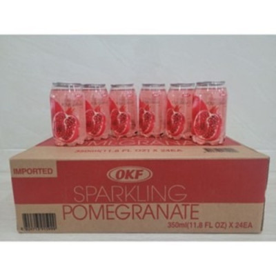 Nước ngọt có ga vị lựu (NƯỚC LỰU CÓ GA) OKF Hàn Quốc 350ml