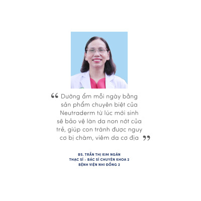 Combo chăm sóc da nhạy cảm dành cho baby từ sơ sinh Neutraderm