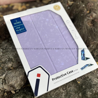 Bao da cho iPad Pro 11 inch M4 2024 hiệu Wiwu Skin Feeling Protective chất liệu TPU silicon chống trầy xước,chống va đập - Hàng nhập khẩu