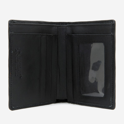 HJ2277 - Bóp nam Huy Hoàng da cá sấu kiểu đứng màu đỏ