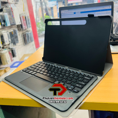 Bao da kèm bàn phím cho SamSung Galaxy Tab S7 FE, Tab S7+ Plus, Tab S8+ Plus có bàn di chuột TrackPad - Hàng nhập khẩu