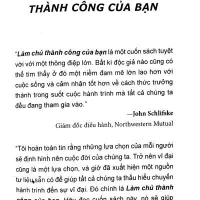 Làm Chủ Thành Công Của Bạn