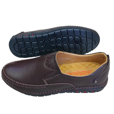 Giày Mọi Nam Da Bò Thật TiTi ĐÔ Cao Cấp GM2045d