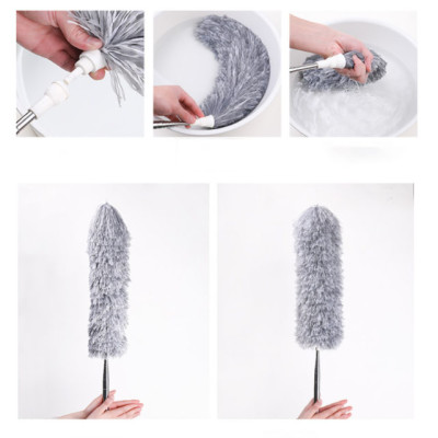 Chổi Quét Trần Nhà, Chổi Phất Trần Có Cán Điều Chỉnh Độ Dài Tới 2,8m Quét Mạng Nhện, Lau Chùi Bụi Bẩn Trên Cao Amalife