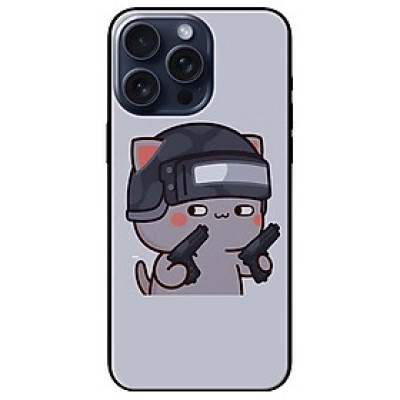 Ốp lưng dành cho Iphone 15 - Iphone 15 Plus - Iphone 15 Pro - Iphone 15 Pro Max - Mèo Xám Đội Nón - Hàng Chính Hãng