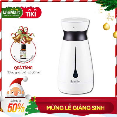 Máy Phun Sương Tạo Ẩm Khuếch Tán Tinh Dầu Cao Cấp Damas LY313 - Thiết Lập 2 Chế Độ Phun Sương Biệt Lập - Kết Hợp Đèn Led 7 Màu Hiện Đại - Hàng Chính Hãng 