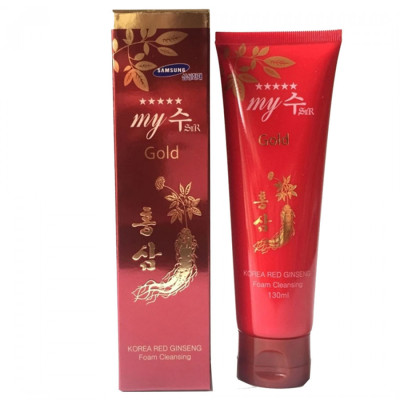 Sữa rửa mặt nhân sâm Hàn Quốc sáng da My Gold 130ml