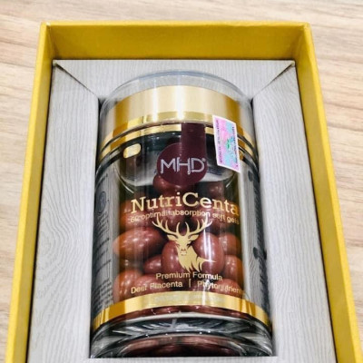 Viên uống sức khỏe nhau thai hưu NUTRICENTA DAMODE lọ 60 viên