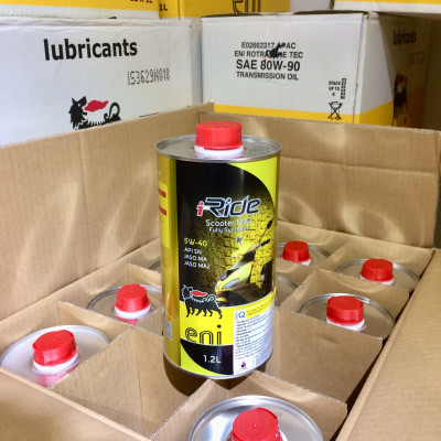 (HCM) Nhớt Eni I-Ride Scooter MA2 5W40 full tổng hợp 1.2L