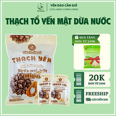 Yến Đào - Thạch Yến Vị Mật Dừa Nước, Bổ Sung Năng Lượng, Thanh Mát Mỗi Ngày