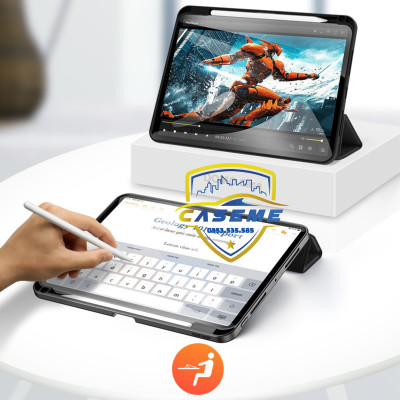 [iPad Air 6 M2] Bao Da Dành Cho iPad Air 6 11 inch M2 2024, iPad Air 6 13 inch M2 2024 Dux Ducis Domo Series Có Khe Cắm Bút - Hàng Chính Hãng