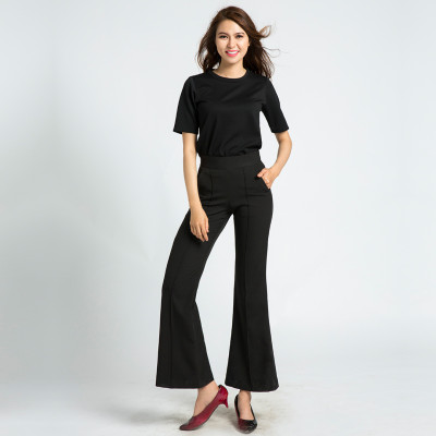 Áo Tshirt Phối Voan Hity TOP071 (Đen Huyền Bí)