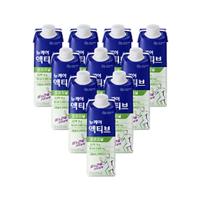 [Set 10 hộp Sữa bổ sung năng lượng] Daeasang Wellife Hàn Quốc / Nucare Active Original 200ml x 10