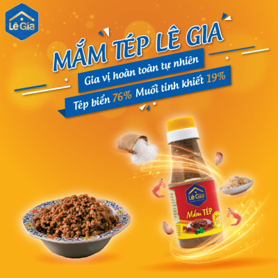 Mắm tép Lê Gia 650ml
