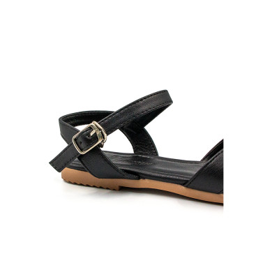 Sandal Dép Nữ Quai Chéo Da Microfiber TMW327