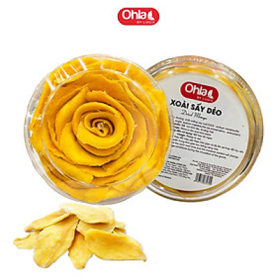 Hộp hoa xoài sấy dẻo Ohla 400g