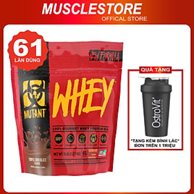 Mutant Whey Protein 5Lbs (2,3kg), Sữa bổ sung Protein, Phục Hồi và Phát Triển Cơ Bắp
