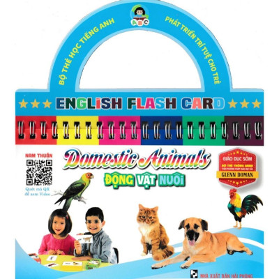 Sách - Bộ Thẻ Học Tiếng Anh - Phát Triển Trí Tuệ Cho Trẻ - Combo 6 Cuốn - Hồng Ân