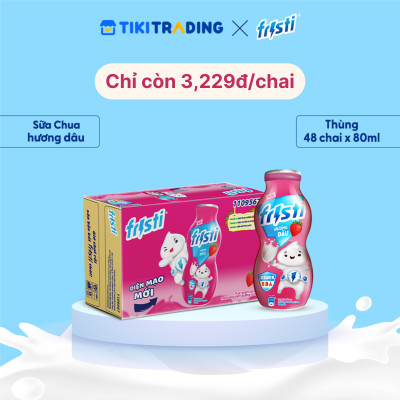 Thùng Fristi Hương Dâu 48x80ml