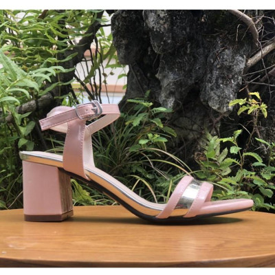 Sandal cao gót viền đồng hot trend  trẻ trung năng động 20825
