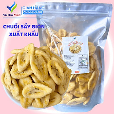Chuối Sấy Giòn Viettin Mart 500G