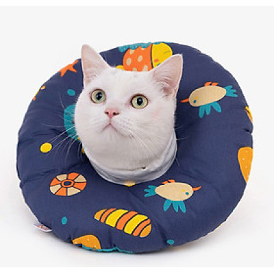 Vòng chống liếm chó mèo dạng gối - Gối chống liếm chó mèo Genyo anti lick 003 ( màu và mẫu giao ngẫu nhiên )